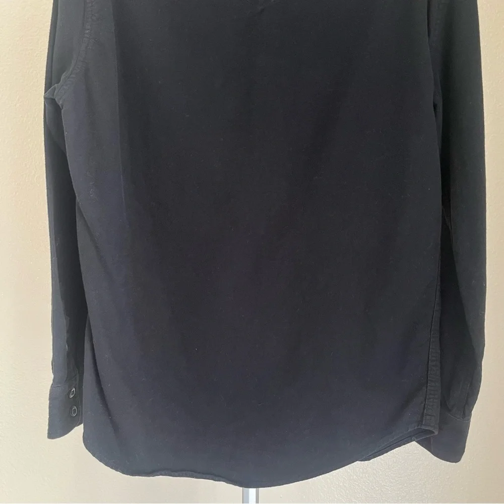 Topo Designs Flannel Mountain Shirt Button Up Long Sleeve Black Size M - Picture 6 of 9